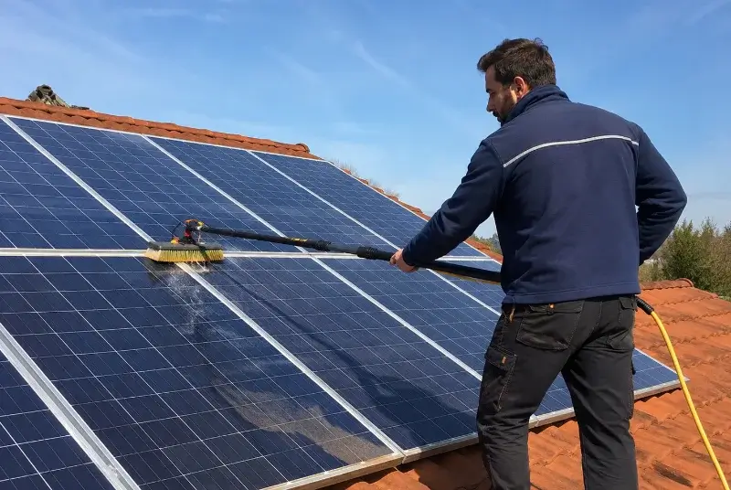 Nettoyage et entretien de panneaux solaires à Saint-Mathurin